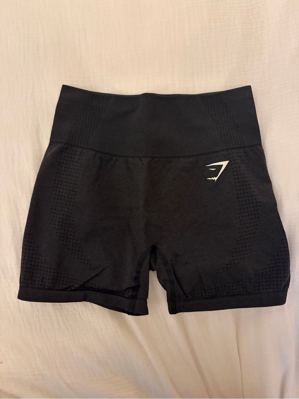 Gymshark Black Seamless High-Waist Training Shorts
